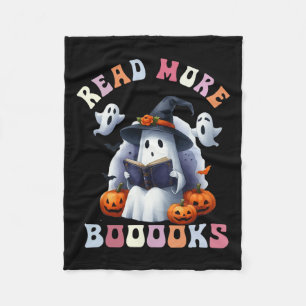 Cute Ghost Book Read More Books Funny Teachers Hal Fleece Blanket