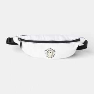 Cute Ghost Cow Halloween Moo I Mean Boo Shirt Desi Bum Bags