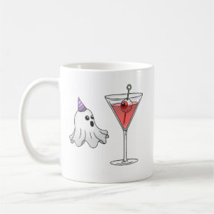 Cute Ghost & Creepy Cocktail Coffee Mug