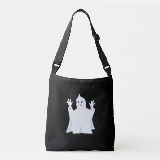 Cute Ghost Crossbody Bag (Front)