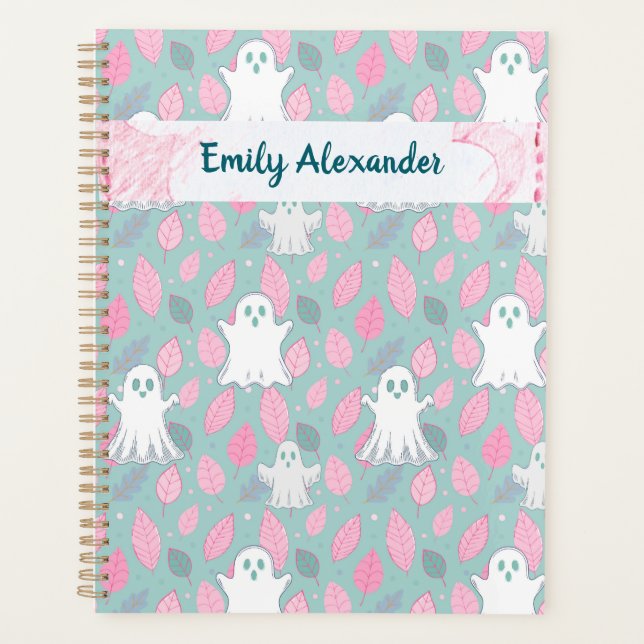 Cute Ghost Custom Planner (Front)