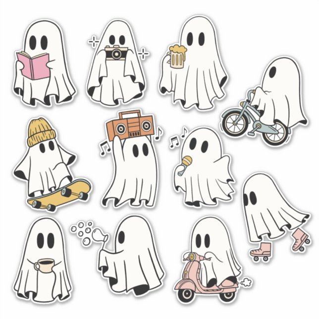 Cute Ghost Do Some Activities Pack (Front)