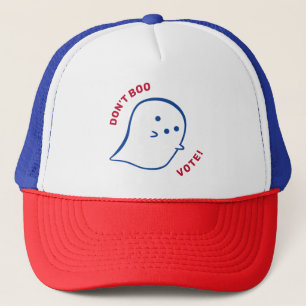 Cute Ghost Don't Boo, Vote! Trucker Hat