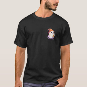 Cute Ghost Drinking Coffee Couple Halloween Coffee T-Shirt