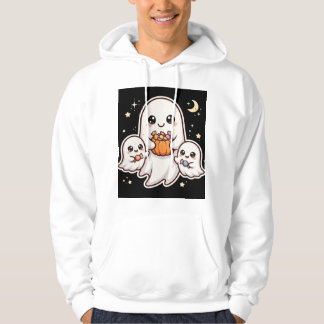 Cute Ghost Family Halloween Hoodie