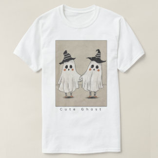 Cute Ghost Friends Halloween | Kawaii Ghosts T-Shirt