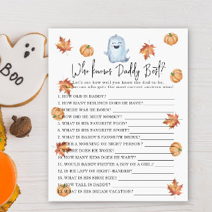 Cute ghost - Game Who knows DADDY best