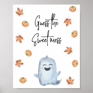 Cute ghost - Guess the sweet mess Poster