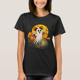 Cute Ghost Guitar Halloween Pumpkins Candy Soky Se T-Shirt