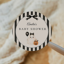 Cute Ghost Halloween Baby Shower
