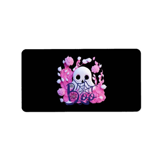 cute ghost Halloween boo pack  Label (Front)