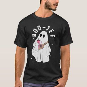 Cute Ghost Halloween Costume Boujee Boo Jee Spooky T-Shirt