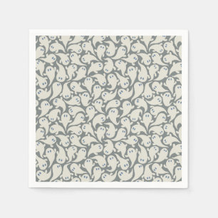 Cute Ghost Halloween paper napkins. Spooky Ghost Napkin