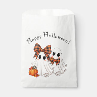 Cute Ghost Halloween Party Favor Bags