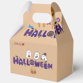 Cute Ghost Halloween Party Favour Box | Trick or T
