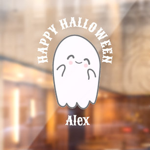 Cute Ghost Halloween Party  Window Cling