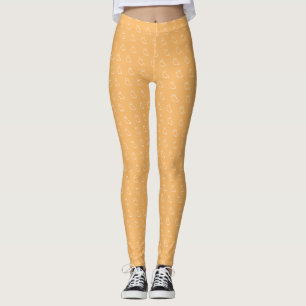 Cute Ghost Halloween Pattern Leggings