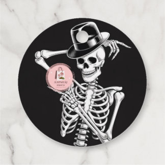 Cute Ghost Halloween Thank You Favor Tags