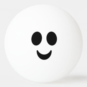 Cute Ghost Halloween Theme Ping Pong Ball