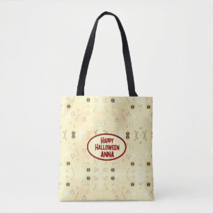 Cute Ghost Halloween  Tote Bag