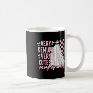 Cute Ghost Halloween Very Demure Very Cutesy Very  Coffee Mug