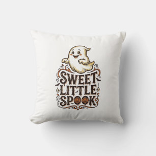 Cute Ghost Halloween Vintage Spooky Shirt_1 Cushion