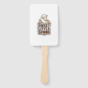 Cute Ghost Halloween Vintage Spooky Shirt_1 Hand Fan