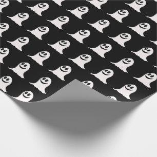 Cute Ghost Halloween Wrapping Paper