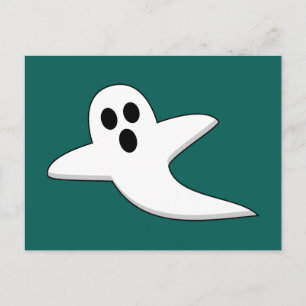 Cute Ghost Holiday Postcard