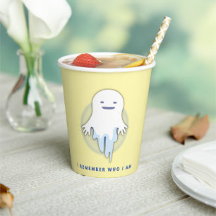 Cute Ghost – I Remember Who I Am Gift Paper Cups