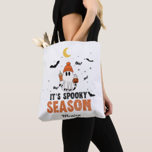 Cute Ghost It s'' Spooky Season Personalised  Tote Bag