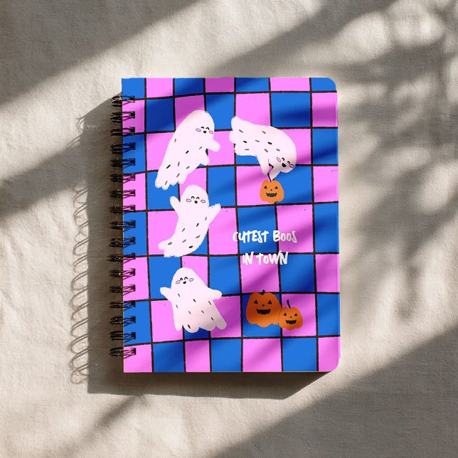 Cute Ghost & jack o lantern Halloween  Notebook (Creator Uploaded)