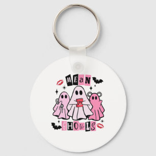 Cute Ghost Mean Ghouls Funny Halloween Costume Spo Key Ring