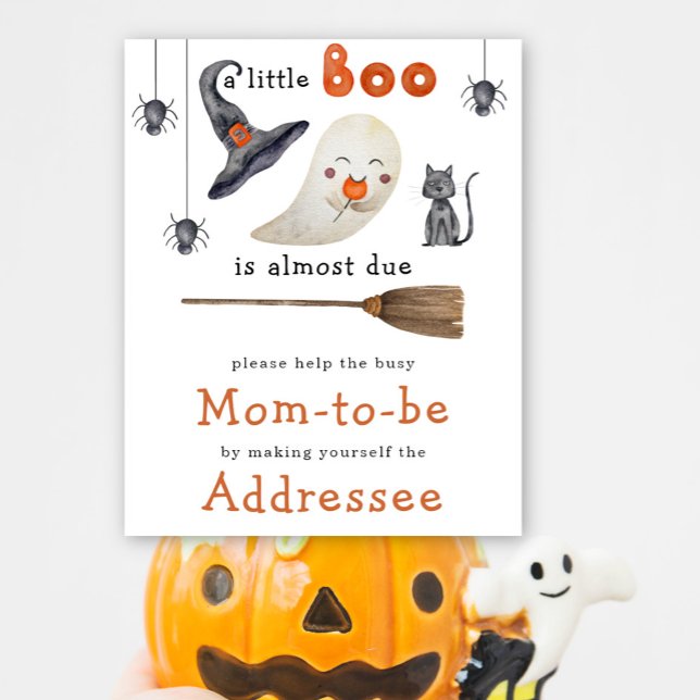Cute ghost - Mum to be addressee Poster (Creator Uploaded)