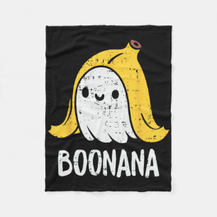 Cute Ghost Nana Halloween Costume Funny Kids Women Fleece Blanket