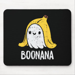 Cute Ghost Nana Halloween Costume Funny Kids Women Mouse Mat