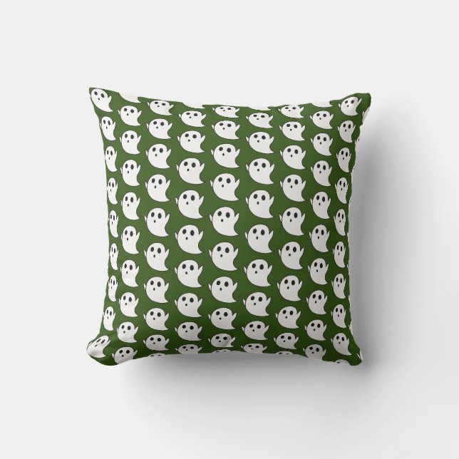 Cute Ghost Pattern Cushion (Front)