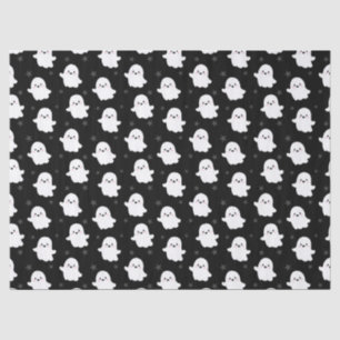 Cute Ghost Pattern – Halloween Seamless Design Tissue Paper