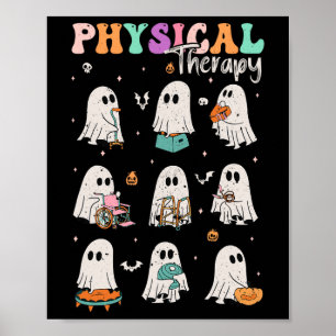 Cute Ghost Physical Therapy Pt Physical Therapist  Poster