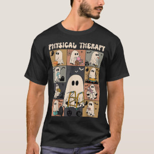 Cute Ghost Physical Therapy Pt Physical Therast Ha T-Shirt