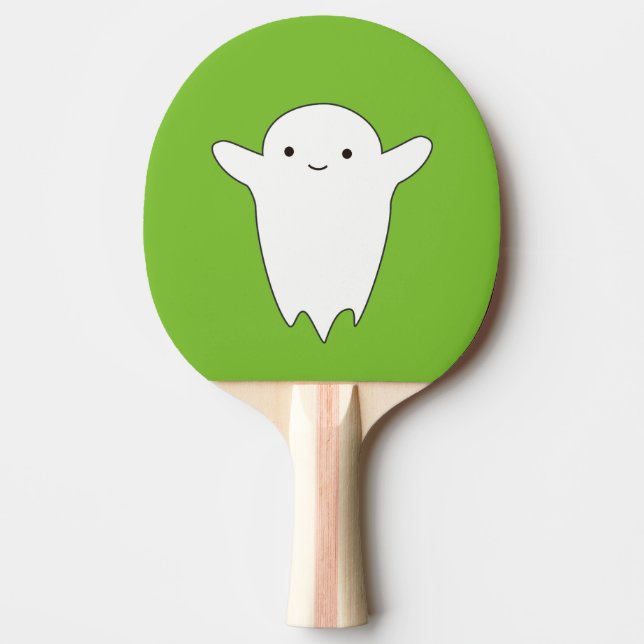 Cute Ghost Ping Pong Paddle (Front)