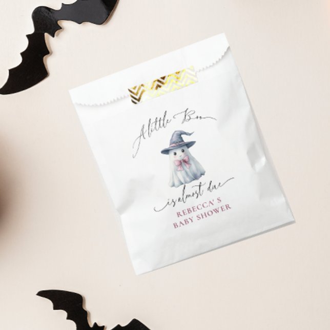 Cute Ghost Pumpkin Boo Halloween Baby Shower  Favour Bags (Creator Uploaded)