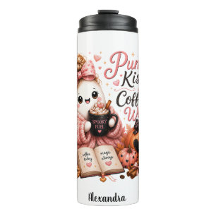 Cute Ghost Pumpkin Halloween Tumbler