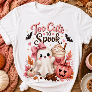 Cute Ghost Pumpkin Season Forever Kids T-Shirt