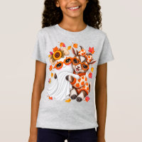 Cute Ghost Pygmy Goat Halloween Fall Autumn