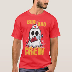 Cute Ghost RN Nurse Halloween Costume Shirts, Boo T-Shirt