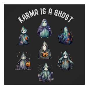 Cute Ghost Shirt Christmas Ghosts Shirt Gift Poster