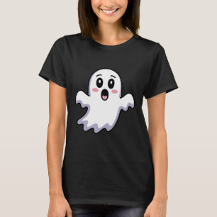 Cute Ghost T-Shirt Funny Kawaii Halloween Ghost