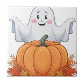 cute ghost tile