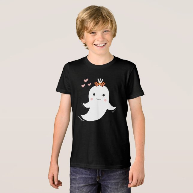 Cute Ghost Tri-Blend Shirt (Front Full)